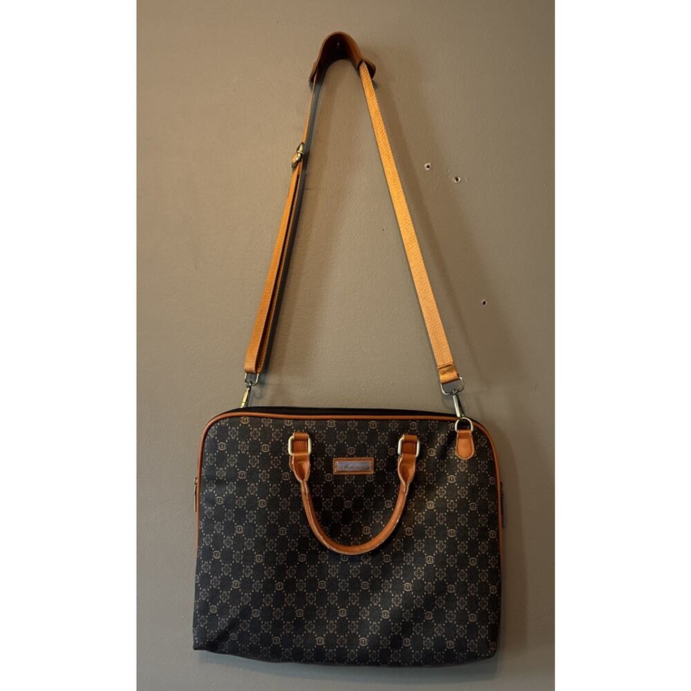 Laptop Bag Briefcase for Men Women Messenger Shoulder Bag Travel Crossbody Pu...